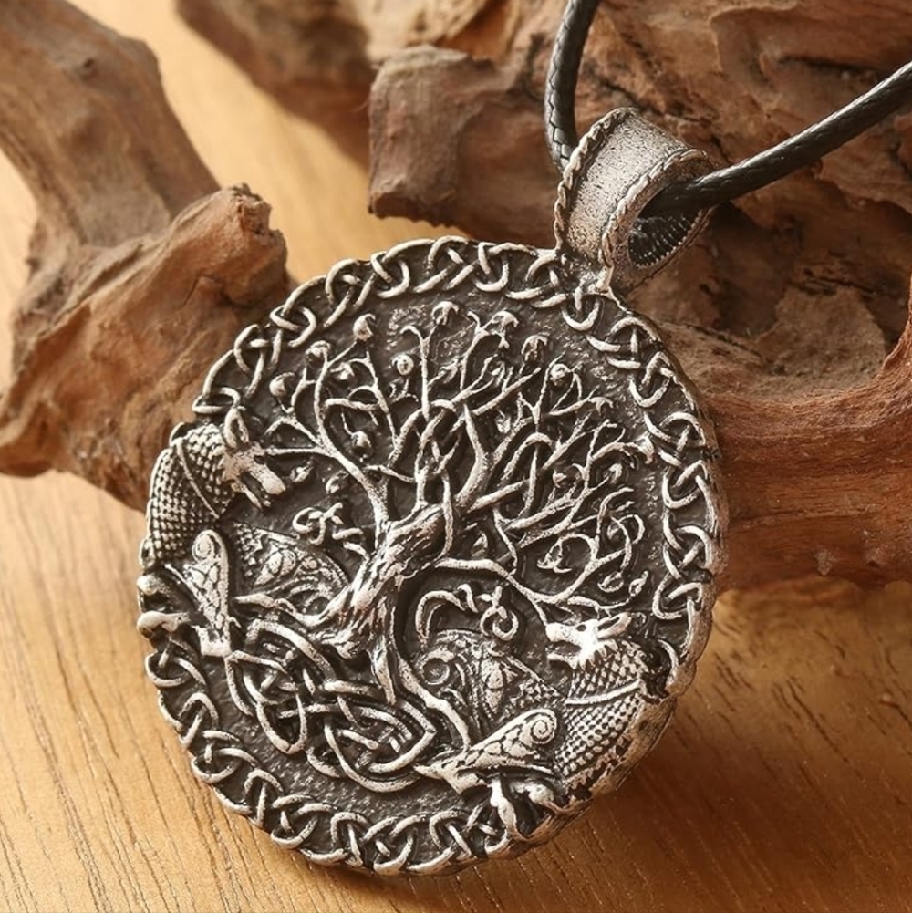 Silver Tree of Life Pendant Necklace